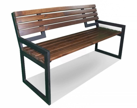 Скамейка уличная Муром, Лиственница 2 м, фото 4