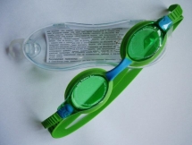 Очки для плавания детские Cliff G670 зелено-синие