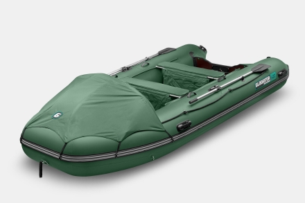 Gladiator E 420 PRO AIR Зеленый моторная лодка ПВХ НДНД, фото 1
