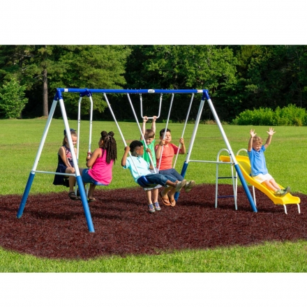 Детский комплекс DFC качели, качели-балансир, горка 74201, фото 2