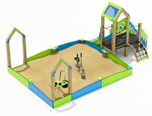 Песочный дворик ЛД051004 для детской площадки Песочный дворик ЛД051004 для детской площадки