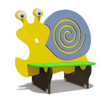 Скамейка детская Улитка ВСТ 5793 для игровой площадки Скамейка детская Улитка ВСТ 5793 для игровой площадки