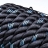 Тренировочный канат LIVEPRO Battle Rope, 3,8 см x 9 м, черный 
