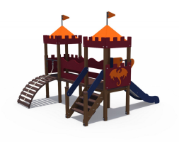 Детский игровой комплекс Империя Бастион Н-900 ДИО 02020, фото 2