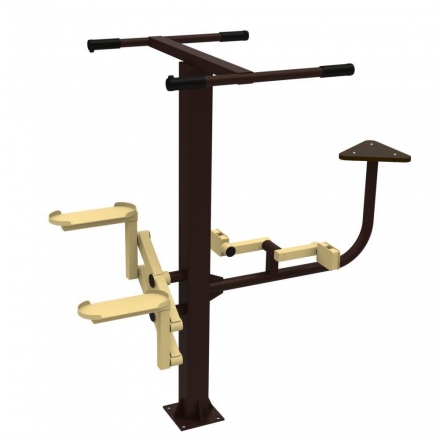 Уличный тренажер &quot;Степ + велосипед&quot;, фото 1