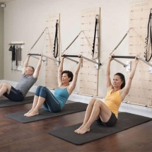 Настенный модуль в комплекте с выступающей перекладиной Balanced Body Springboard