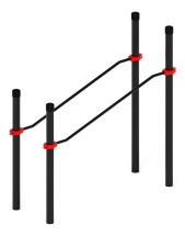 Воркаут ЛОВ 89 красный ВТ 101.03-01 Воркаут ЛОВ 89 красный ВТ 101.03-01