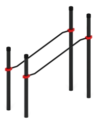 Воркаут ЛОВ 89 красный ВТ 101.03-01, фото 2 Воркаут ЛОВ 89 красный ВТ 101.03-01, фото 2