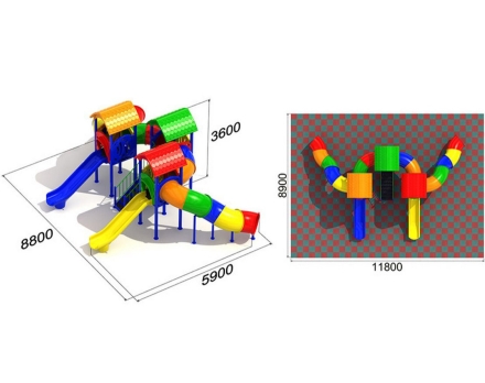 Детская игровая площадка Улитка 1.1, фото 2