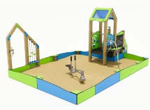 Песочный дворик ЛД051003 для детской площадки Песочный дворик ЛД051003 для детской площадки