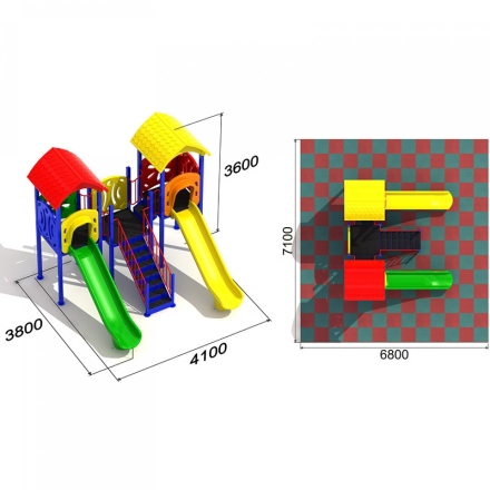 Детская площадка Водопад 1.1-1, фото 3