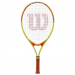 Ракетка б/т Wilson SLAM 23, арт. WRT20390U, для детей 7-8лет,алюминий,со струнами, желто-оранжевая