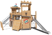 Игровой комплекс Эко 0712081 для детской площадки Игровой комплекс Эко 0712081 для детской площадки