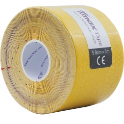 Тейп кинезиологический Tmax Extra Sticky Yellow (5 см x 5 м), арт. 423174, желтый, фото 1