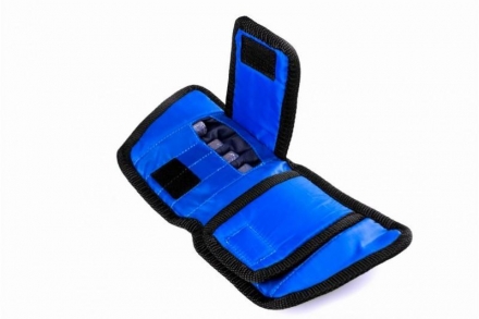 Чехол для утяжелителей на ноги 2х2 кг, синий, фото 3