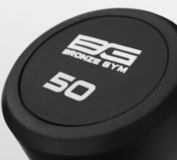 BRONZE GYM BG-PA-BB-S50 Штанга обрезиненная прямая 50 кг, фото 4