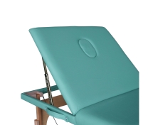 Массажный стол DFC NIRVANA, Relax Pro,  дерев. ножки, цвет зеленый (Green)