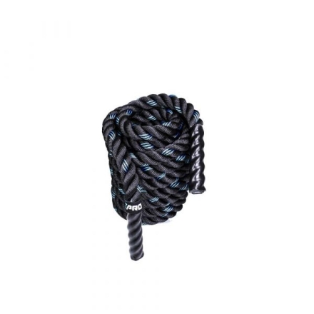 Тренировочный канат LIVEPRO Battle Rope, 3,8 см x 12 м, черный , фото 1