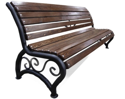 Скамейка садовая Брянск лиственница 2,5 м, фото 5