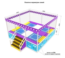 Батутная арена &quot;Фломастер&quot; 