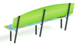 Скамейка детская Крокодил - МФ 41.01.01-И1, фото 4 Скамейка детская Крокодил - МФ 41.01.01-И1, фото 4