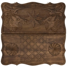 Нарды резные "Звезда и Волк", Petrosyan Нарды резные "Звезда и Волк", Petrosyan