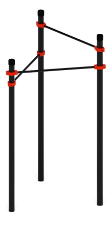 Воркаут 108 красный ВТ 12.04-01, фото 2