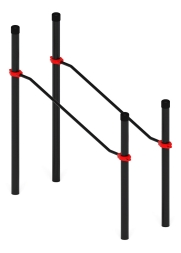 Воркаут ЛОВ 108 красный ВТ 102.03-01, фото 1 Воркаут ЛОВ 108 красный ВТ 102.03-01, фото 1