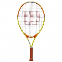 Ракетка б/т Wilson Slam 23, арт. WRT20390U, для детей 7-8лет,алюминий,со струнами, желто-оранжевая