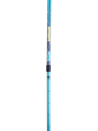 Палки для скандинавской ходьбы Starfall, 77-135 см, 2-секционные, синий/серый/жёлтый, фото 2