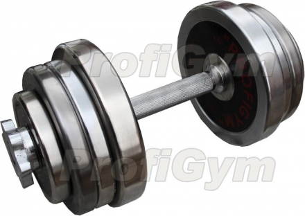 Гантель разборная хромированная 25 кг ГРХ-25 , фото 1