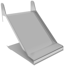 Горка из нержавеющей стали ГГН-1500.1250.003 для детской площадки Горка из нержавеющей стали ГГН-1500.1250.003 для детской площадки