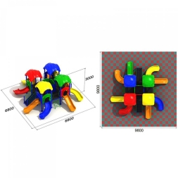 Детская игровая площадка Каравай 4.2, фото 3 Детская игровая площадка Каравай 4.2, фото 3