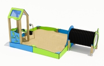 Песочный дворик ЛД051002 для детской площадки Песочный дворик ЛД051002 для детской площадки