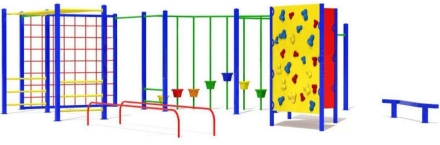 Уличный спортивный комплекс Актив спорт 12 для детской площадки, фото 3