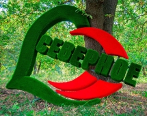 Топиари стела Город в сердце, h=330 см - газон Eco Топиари стела Город в сердце, h=330 см - газон Eco