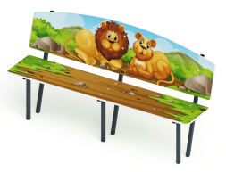 Скамейка детская Саванна - МФ 41.01.01-01.И1, фото 1 Скамейка детская Саванна - МФ 41.01.01-01.И1, фото 1