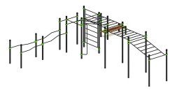 Воркаут ЛОВ 108 зеленый ВТ 102.19-02, фото 4