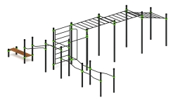Воркаут ЛОВ 108 зеленый ВТ 102.19-02, фото 3