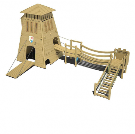 Детский игровой комплекс "Башня Рыцаря", фото 1