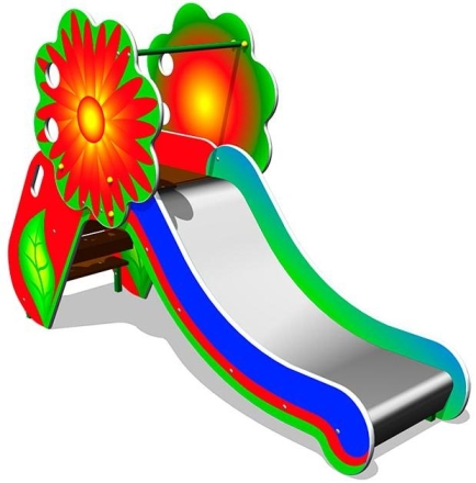 Детская горка Астра Г037 H=650 для игровых площадок, фото 1