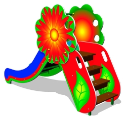 Детская горка Астра Г037 H=650 для игровых площадок, фото 2 Детская горка Астра Г037 H=650 для игровых площадок, фото 2