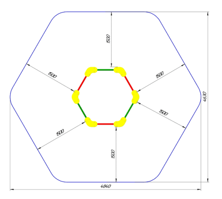 Песочница ПС-33 для детской площадки, фото 2
