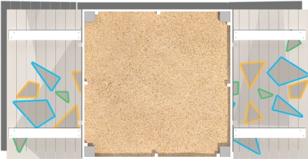 Песочница с крышкой Ларец ПС100.00 для детской площадки, фото 3