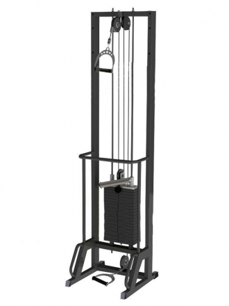 Тренажер блочный реабилитационный стек 80 кг высота 2200 мм, фото 1