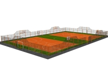 Ограждение для большой игровой спортивной площадки (44 x 27 м.) ОСП001.01.18 Ограждение для большой игровой спортивной площадки (44 x 27 м.) ОСП001.01.18