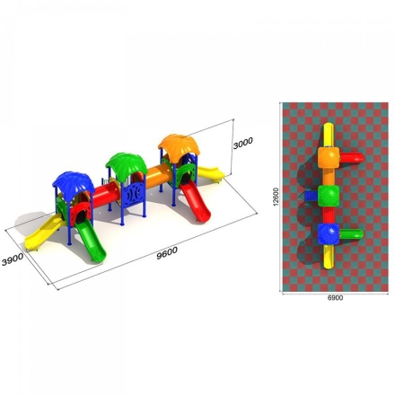 Детская игровая площадка Богатырь 1.2, фото 3