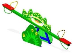 Качели балансир Лягушка ЗНКЧ 002 для детской площадки Качели балансир Лягушка ЗНКЧ 002 для детской площадки