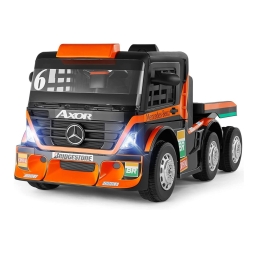 Электромобиль Mercedes-Benz Axor F Race с прицепом оранжевый, фото 1