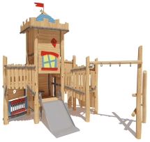 Игровой комплекс Эко 0712071 для детской площадки Игровой комплекс Эко 0712071 для детской площадки